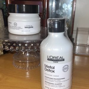 NEW L’Oréal professionals metal detox shampoo and mask